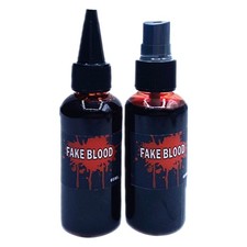 Halloween Fake Blood 2 Pieces 60ml Stage Makeup Blood Realistic For Trendy
