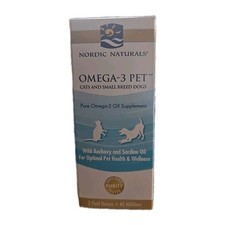 Nordic Naturals Omega-3 Pet, Cats and Small Breed Dogs Supplement