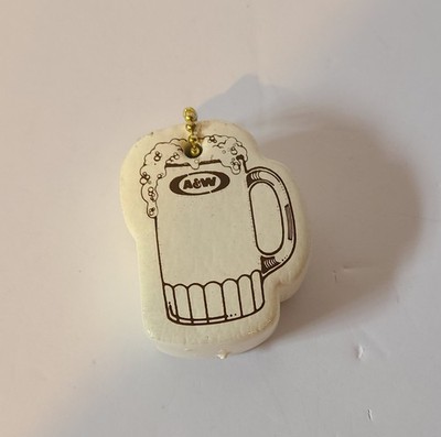 A&W Root Beer Key Chain, a&w root beer Mug Logo Keychain, A & W Rootbeer SOFT