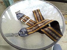 Vintage 2" szeroki pasek do aparatu typu hipisowskiego czysty