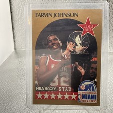 NBA Hoops 1990-91 Magic Johnson #18 All-Star Los Angeles Lakers Basketball Card