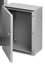 Ultrx Enclosure Solid Door Type 4X, 600x500x250mm, Lt Gray, Fiberglass UU605025