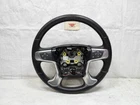 2014-2019 GMC Sierra 1500 Steering Wheel Black Leather w/ Buttons OEM 84483739