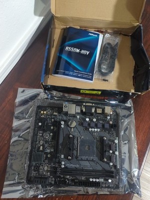 ASRock B550M-HDV AM4 AMD B550 SATA 6Gb/s Micro ATX AMD Motherboard