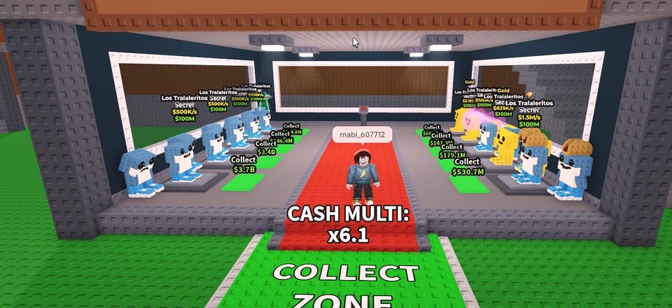 ROBLOX STEAL A BRAINROT [Steal A Brainrot ]- Los Tralaleritos - For Rebirth 16 (SECRET) In-Game Delivery