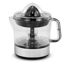 Elite Cuisine 3-Cup Electric Citrus Juicer-Black/Steel