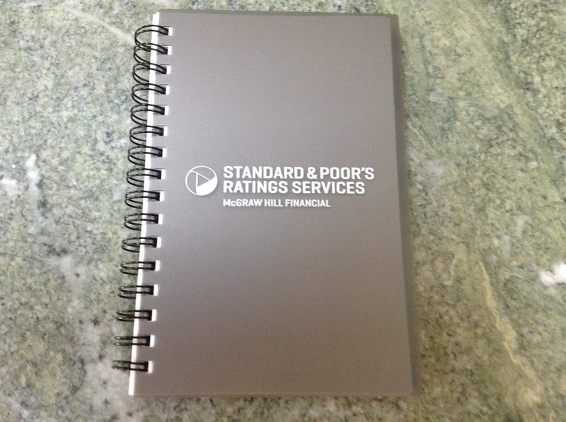 Standard & Poor's Ratings Services McGraw Hill Financial Spiral Notebook **NEW**