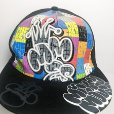 Disney Parks Hat Cap Mickey Mouse Stretchy Graffiti Art Style Adult Size
