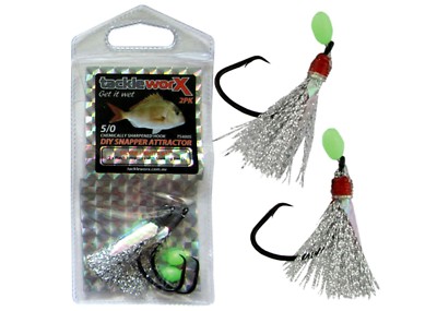 XXX MARINE DIY SNAPPER FISHING RIGS ATTRACTOR 5/0 SILVER