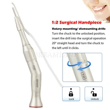 Dental 1:2 Surgical Handpiece 20 Degree Angle Attachment NSK Style