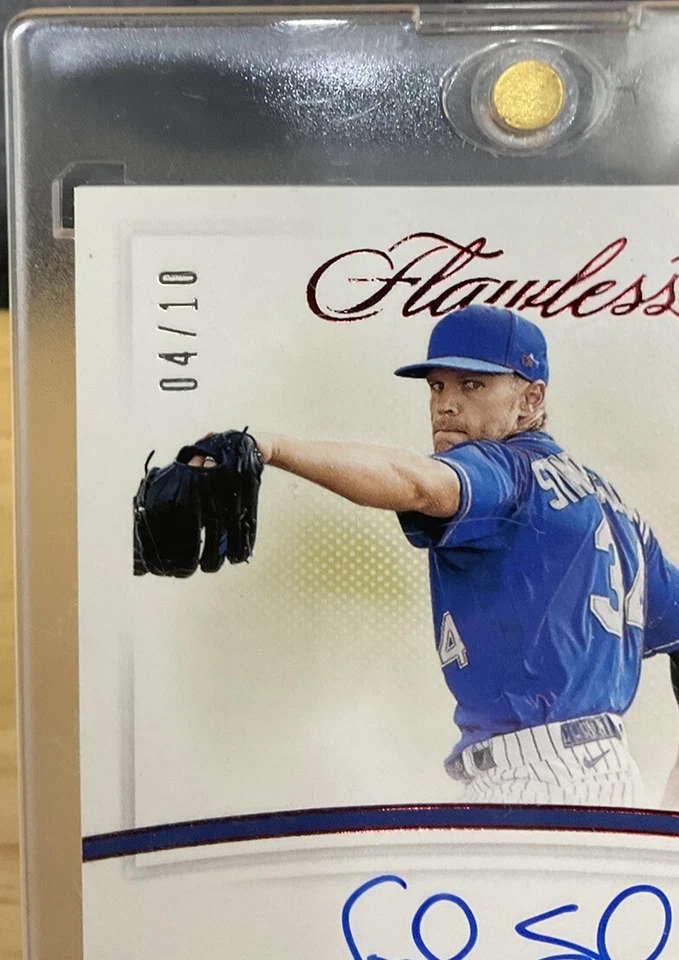 Panini Flawless Performances 2021 Noah Syndergaard automático 4/10 #FA-NS Foto 2 de 3