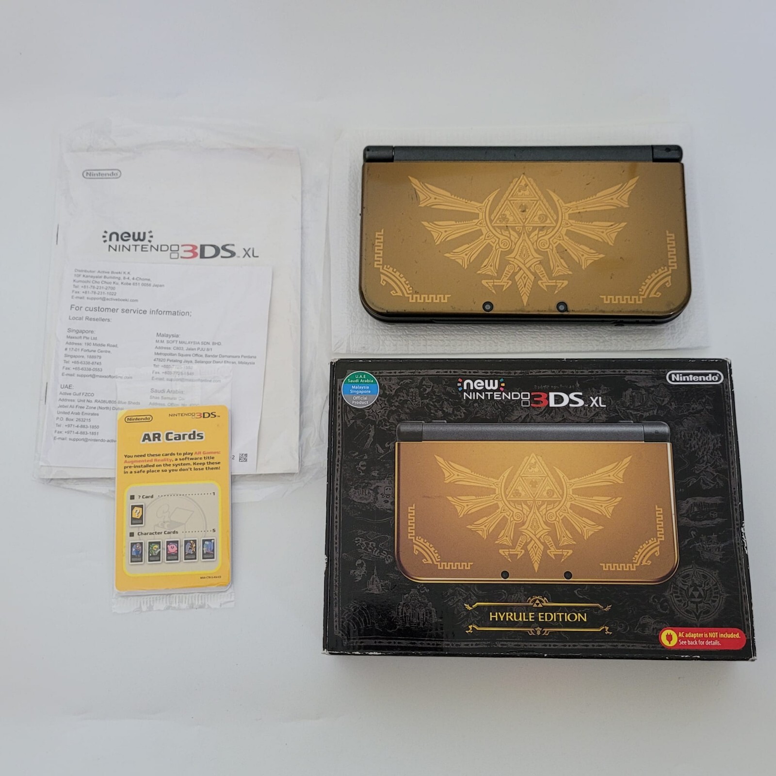 Nintendo New 3DS XL Legend Of Zelda Hyrule Edition Console, CIB, IPS