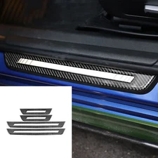 Real Carbon Fiber Sill Strip Trim For BMW 3 Series G20 G28 19-24