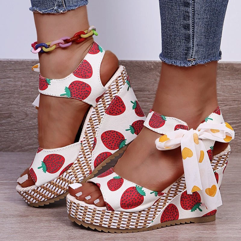 Ladies platform shop wedge sandals
