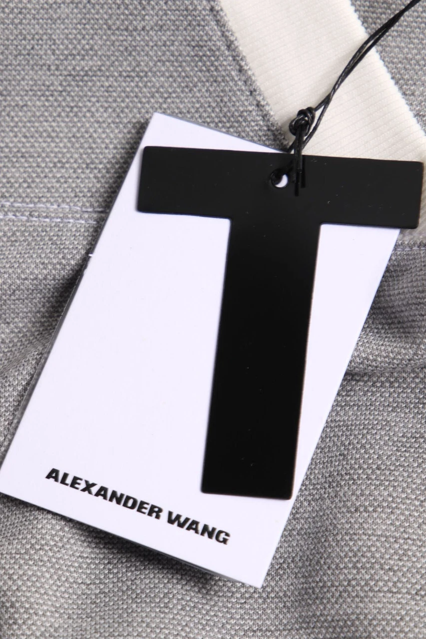 Abito T Alexander Wang XS grigio NUOVO