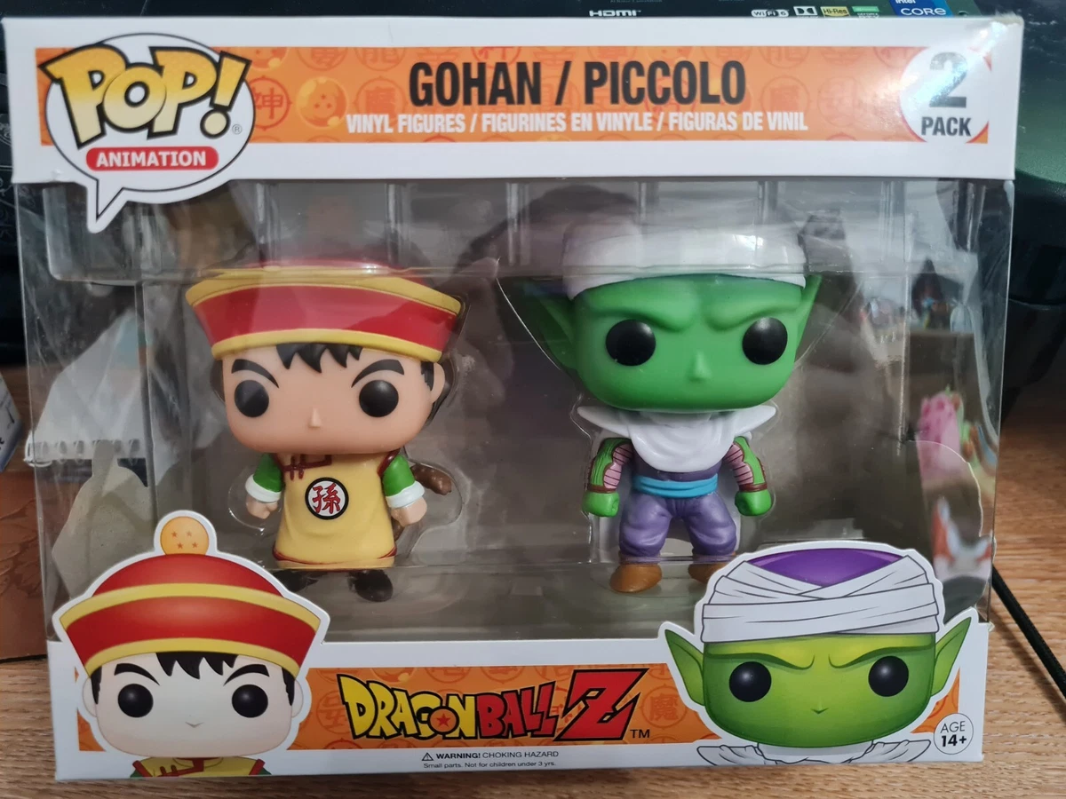 Funko Pop Animation Dragon Ball Z Gohan Piccolo 2 Pack Rare Vaulted Vinyl New