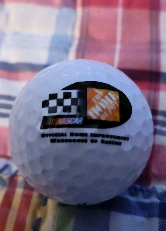Lote de 2 pelotas de golf de colección Home Depot/Nascar Champ Tony Stevens Foto 2 de 4