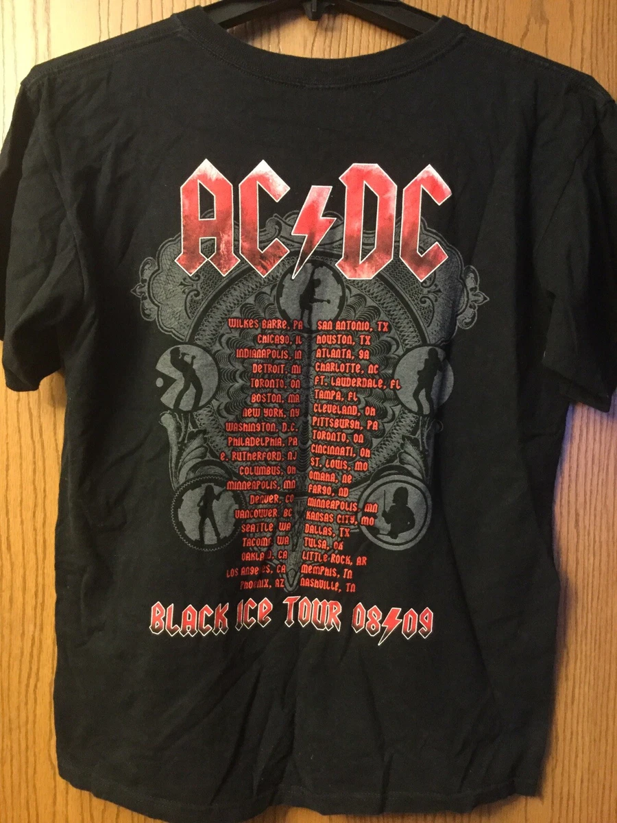 “Black Ice” Tour Shirt - Black. M | eBay