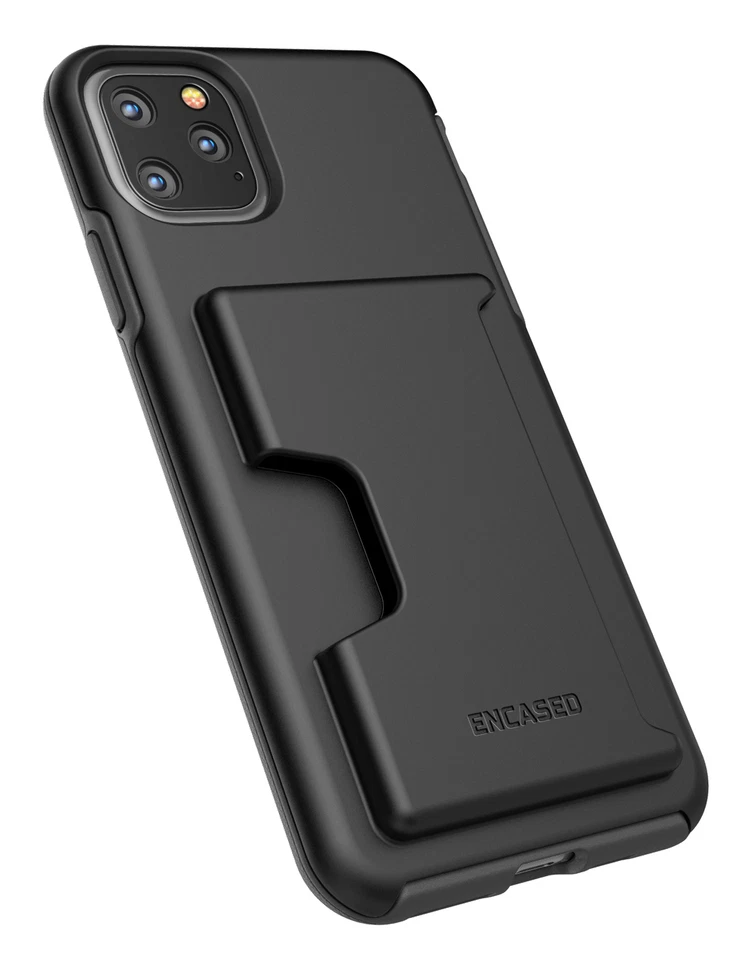 For iPhone 11 / Pro Max Wallet Case Durable Cover with Credit Card Holder Slot - Image 2 of 4