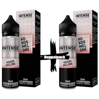 2x Aroma Kokos Melone Ice Longfill GermanFlavours Intense Overdosed wie ElfBar
