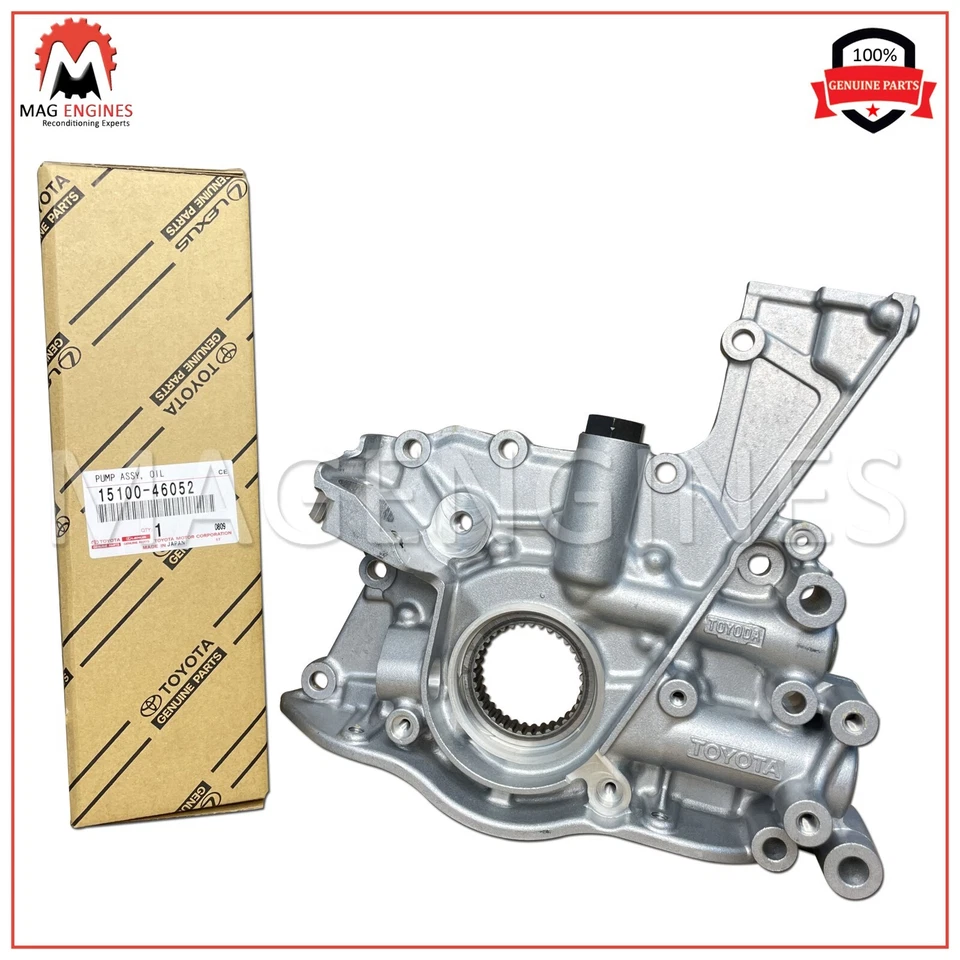 15100-46052 BOMBA DE ACEITE ORIGINAL OEM 2JZ-GT PARA TOYOTA SUPRA JZA80 ARISTO Foto 2 de 4