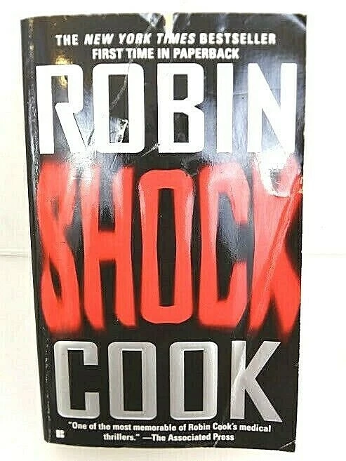 Robin Cook Book Shock 2001 The New York Times Best Seller Paperback IN STOCK - Image 4 of 4