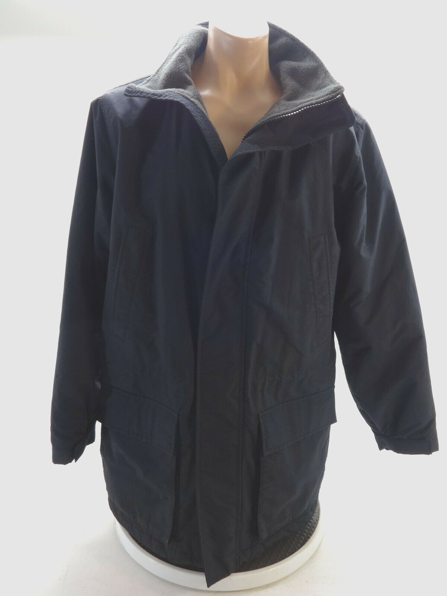 ジャケット・アウター Lands'end nylon jacket black s fleece Lands'end nylon jacket black s fleece