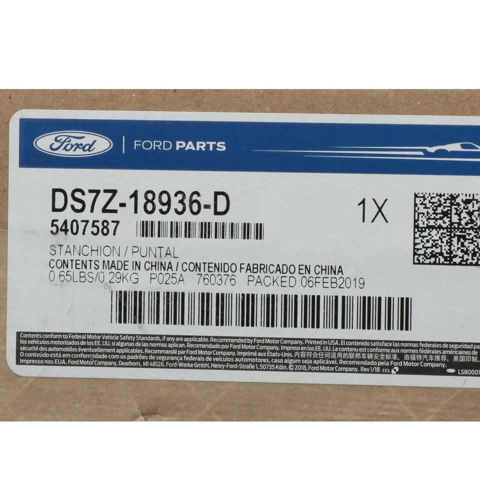 Base de mástil de varilla de antena de radio Ford Escape 2013-2015 OEM (con satélite) DS7Z18936D Foto 4 de 4