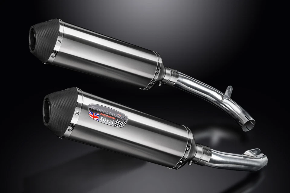 Kit de silenciador de escape de acero inoxidable XOval 13,5" Slip On Honda VTR1000F Superhawk 97-03 Foto 3 de 4