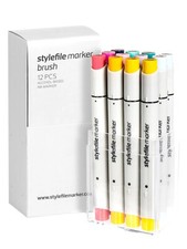 Stylefile Brush Marker 12er Set Multi 25 • Sketch Marker • Copic • Twin • Style