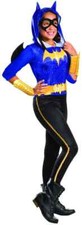 Batgirl DC Comics Superhero Girls Hooded Fancy Dress Up Halloween Child Costume