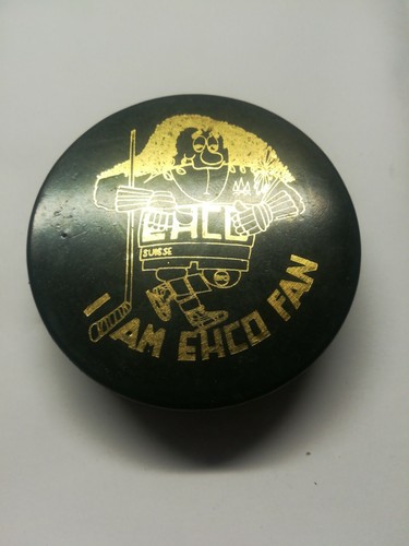IM EHCO FAN - Vintage Hockey Puck  - Bild 1 von 3