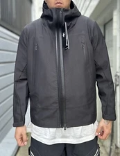 Descente All Terrain Schematech Jacquard Wind Shield Jacket Black New $590 XL