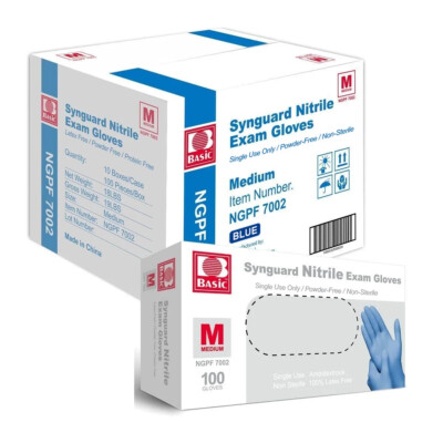 500-1000 Disposable Nitrile Exam Gloves Powder Latex Free [XS,S