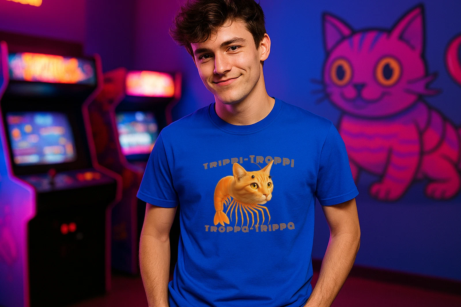 Trippi Troppi cat shrimp tee