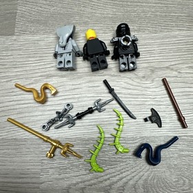 LEGO Ninjago Minifigure Lot And Weapons Elemental Replacement Parts
