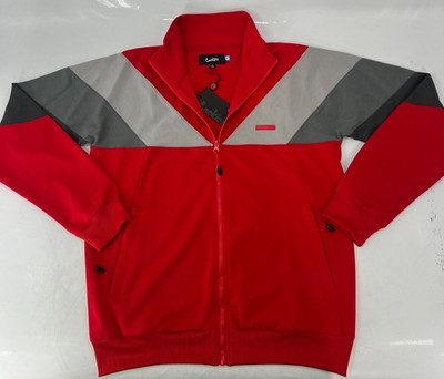 Cookies SF Corleon Interlock Poly Knit Pieced Track Jacket Mens Size Small