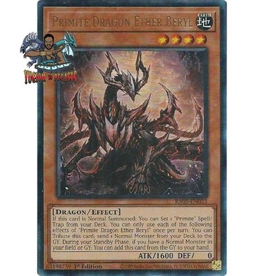 Yugioh! 1x Primite Dragon Ether Beryl RA05-EN033 Ultimate Rare 1st Ed NM