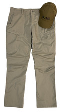 5.11 Tactical Cargo Pants Men 38x34 Gray Stryke Ripstop Stretch Utility Work Hat
