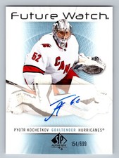 2022-23 SP Authentic Pyotr Kochetkov Future Watch Auto /699 Hurricanes RC