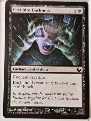 Cast into Darkness - Journey into Nyx - Magic the Gathering MTG Nice!