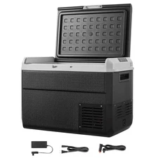 12 Volt Car Refrigerator Portable Freezer 52.8QT Electric Cooler for Camping