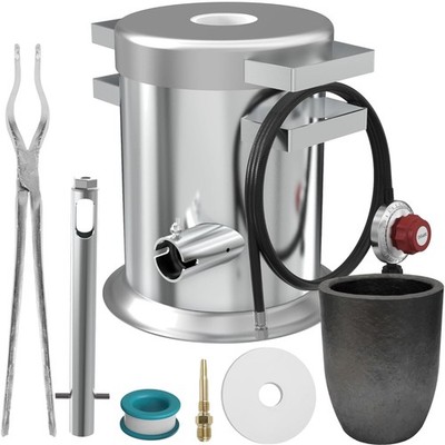 6KG Propane Melting Furnace Kit   Metal Casting Machine for Gold, Silver, Cop...