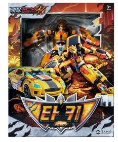 Metal Cardbot W TACHY Action Figure Transforming Robot Car Korean Toy Authentic