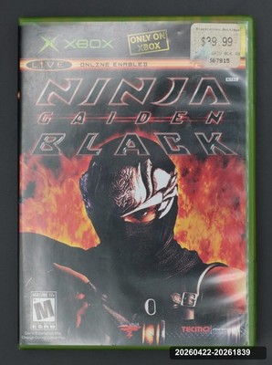 Xbox Ninja Gaiden Black - Cleaned - Tested - CIB