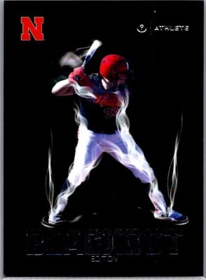 2026 ONIT Athlete NIL Nebraska Softball #BL-4 Emmerson Cope Blackout Silver (K)