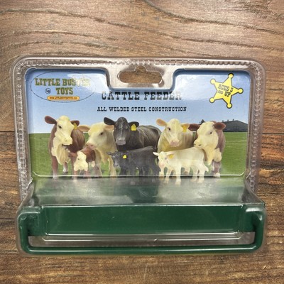Little Buster Toys Cattle Feeder Green Metal Feed Bunk NEW Welded Steel Farm