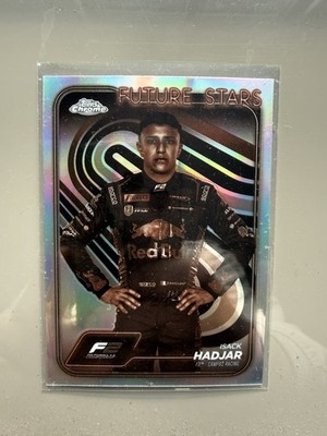 Sepia Refractor Isack Hadjar Portrait #41 2024 Topps Chrome Formula 1 F1 F2 Card
