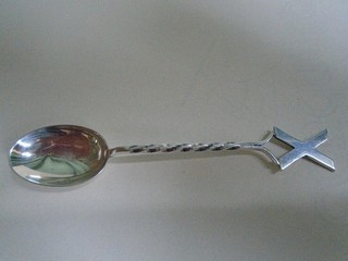 Small Solid Silver Souvenir Spoon from Chester Hallmark