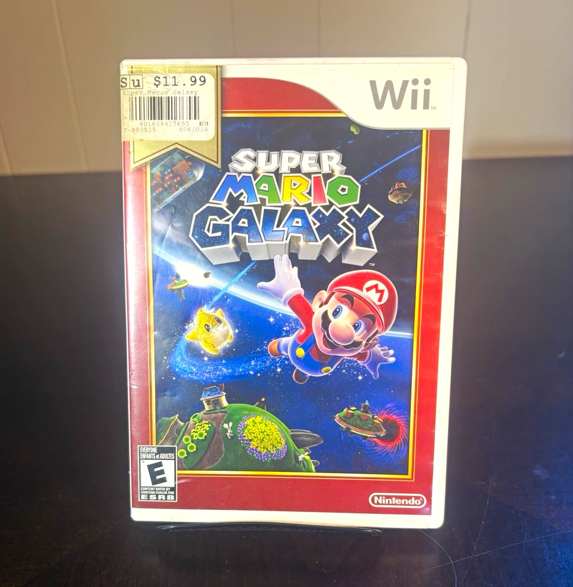 Nintendo Super Mario Galaxy Wii 2007 E-Everyone Multiplayer Complete